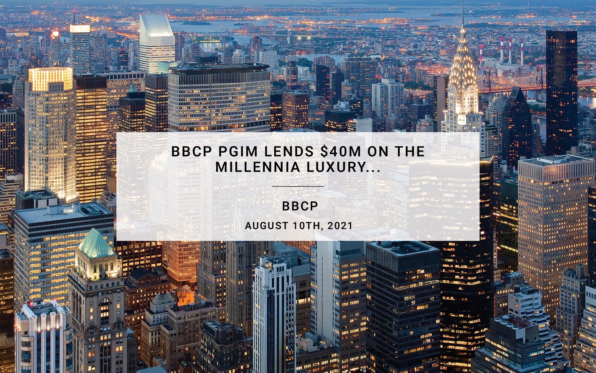 PGIM Lends $40M on The Millennia Luxury Apartments in New Rochelle | BBCP